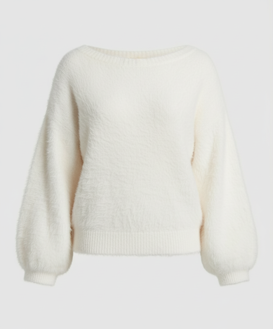 Fuzzy Knit Oversized Sweater