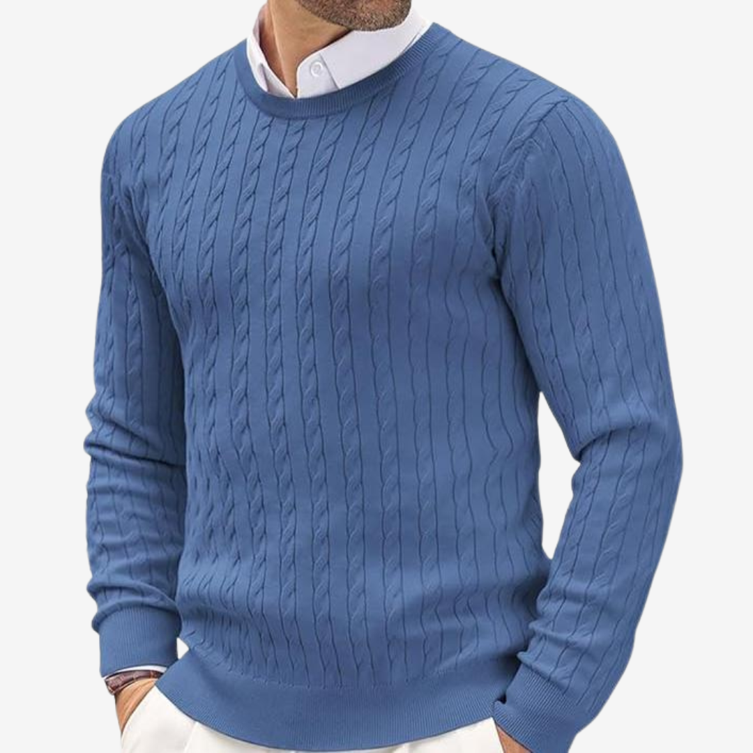Men's Classic Cable Knit Sweater