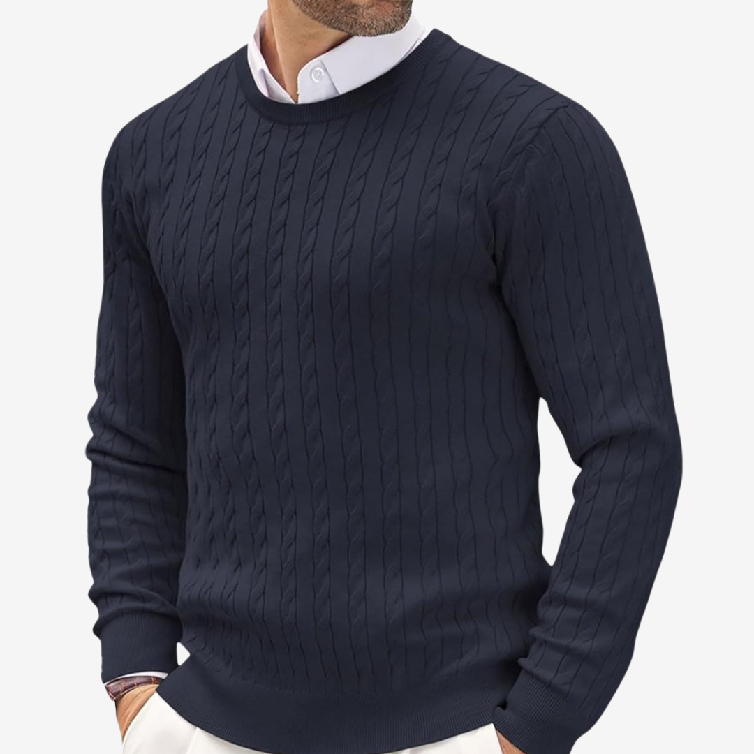 Men's Classic Cable Knit Sweater