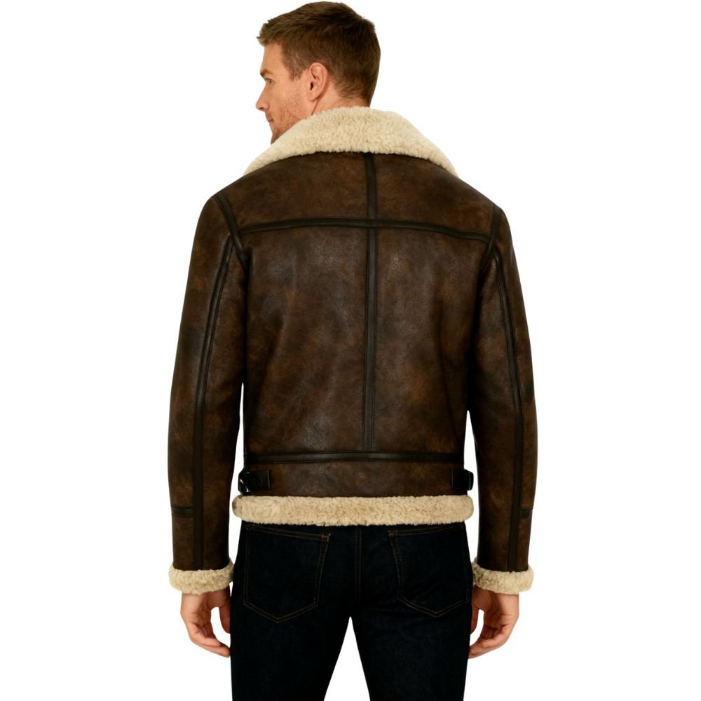 Hugo | Men's Shearling Aviator Jacket