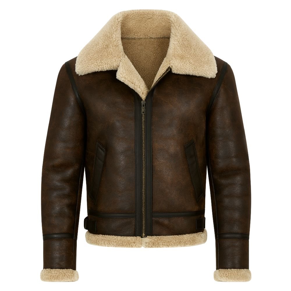 Hugo | Men's Shearling Aviator Jacket