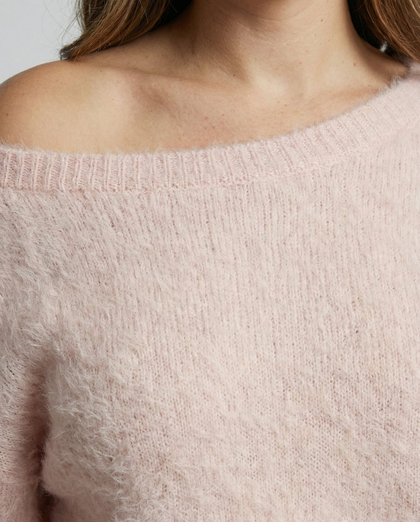 Fuzzy Knit Oversized Sweater