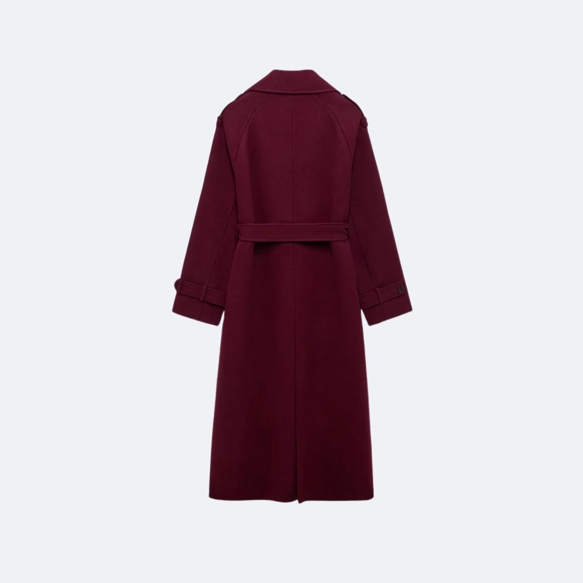Elegant Double Breasted Trench