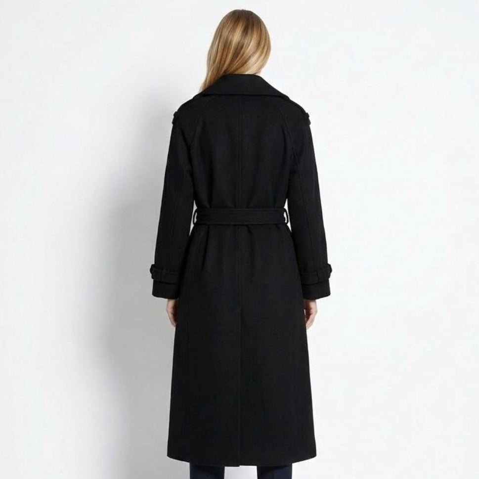 Elegant Double Breasted Trench