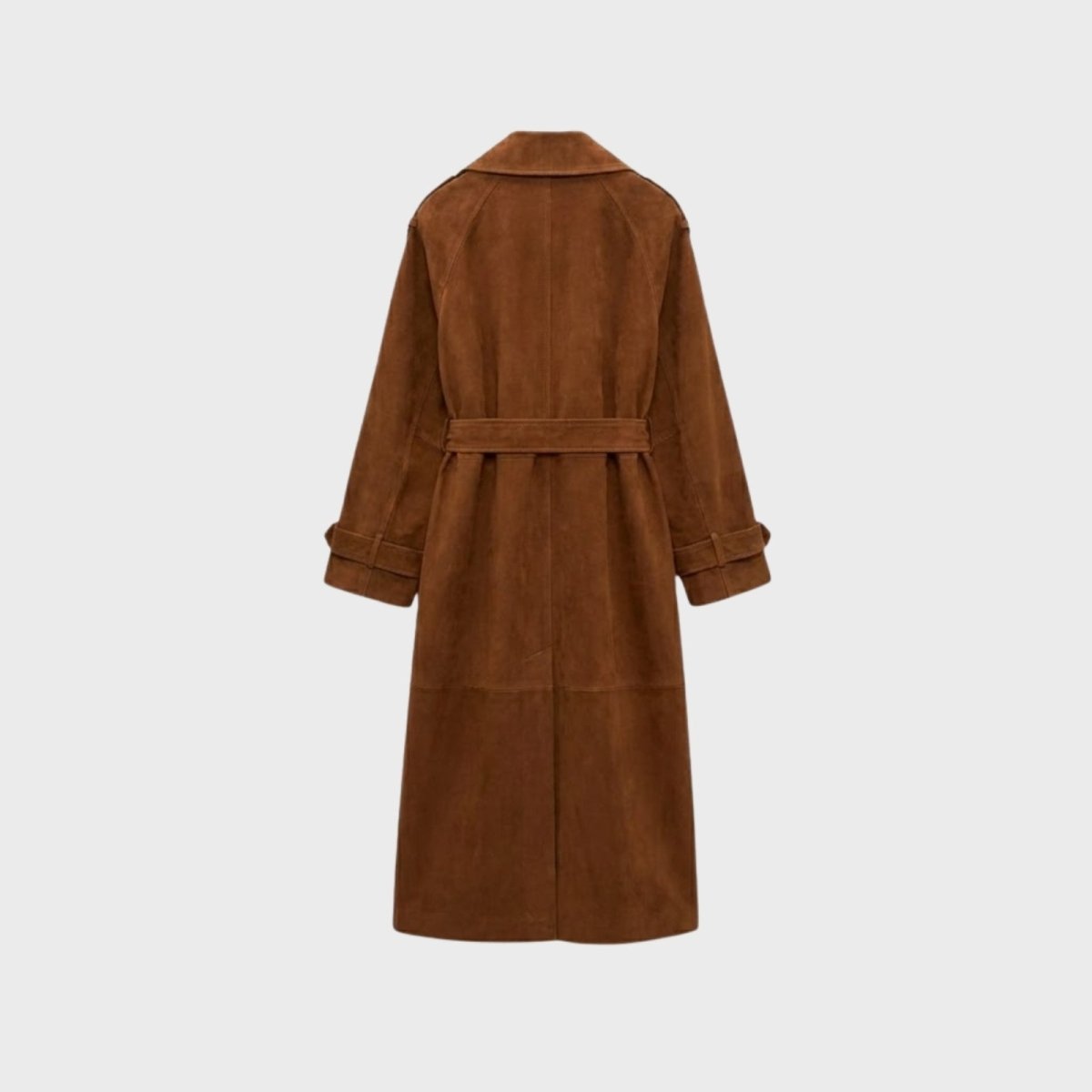 Elegant Double Breasted Trench